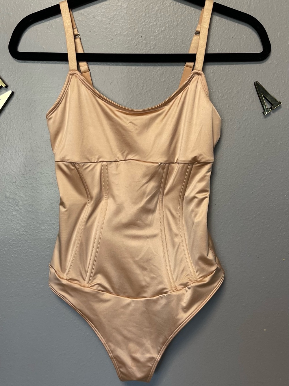 Sofia Vergara Corset Shaping Bodysuit - Nude